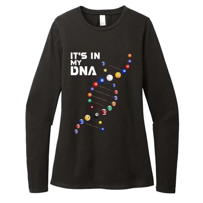 It's In My DNA Pool Billiard Womens CVC Long Sleeve Shirt