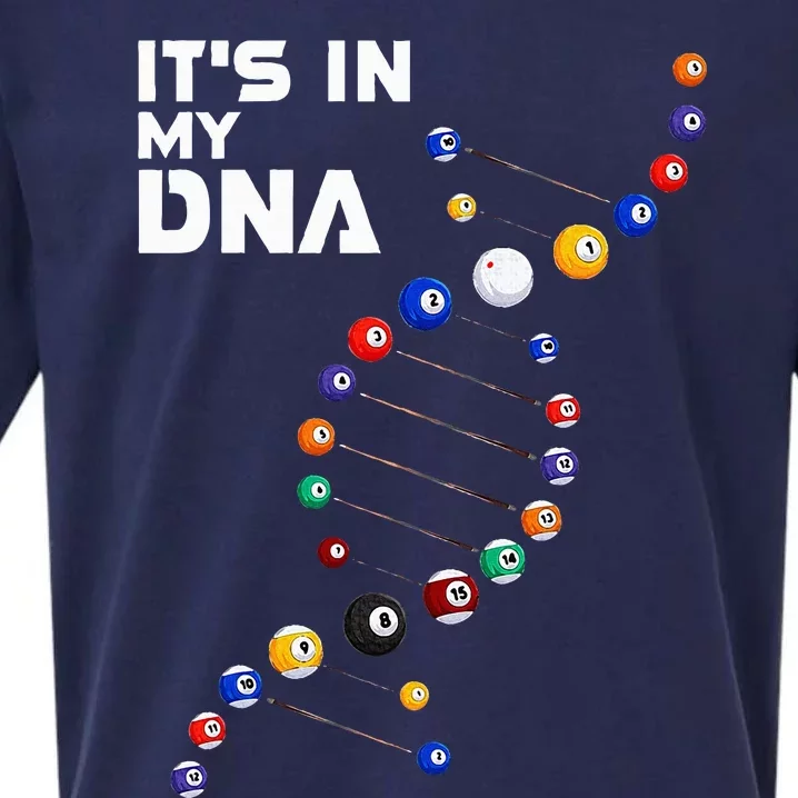 It's In My DNA Pool Billiard Sueded Cloud Jersey T-Shirt