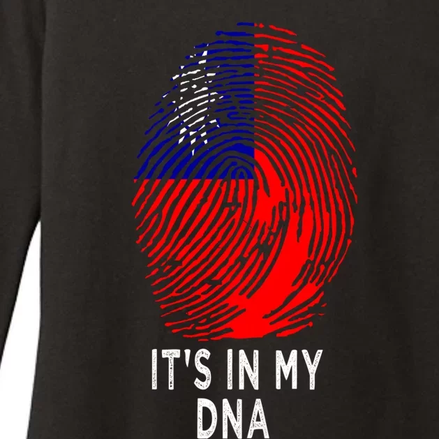 It's In My Dna Taiwanese Gift Proud Taiwan Flag Gift Womens CVC Long Sleeve Shirt