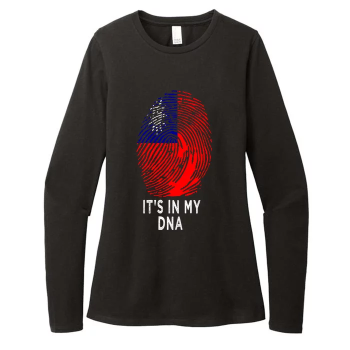 It's In My Dna Taiwanese Gift Proud Taiwan Flag Gift Womens CVC Long Sleeve Shirt