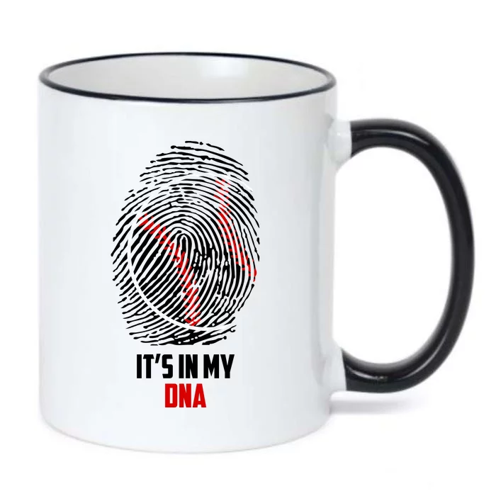 It's In My DNA Baseball Black Color Changing Mug