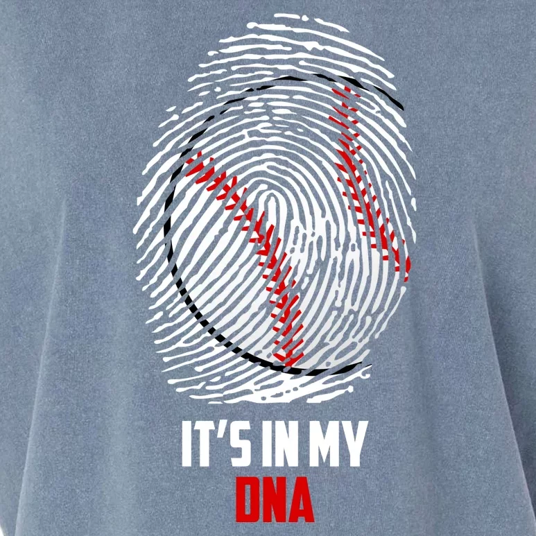 It's In My DNA Baseball Garment-Dyed Women's Muscle Tee