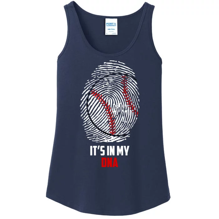 It's In My DNA Baseball Ladies Essential Tank