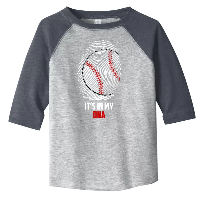 It's In My DNA Baseball Toddler Fine Jersey T-Shirt