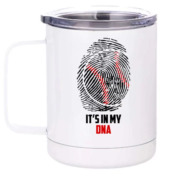 It's In My DNA Baseball Front & Back 12oz Stainless Steel Tumbler Cup