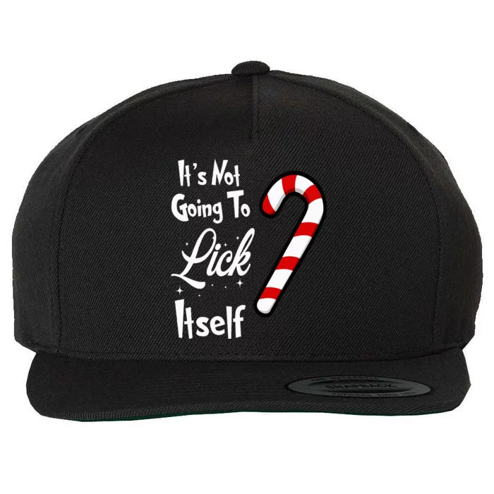 It Is Not Going To Lick Itself Comical Christmas Wool Snapback Cap