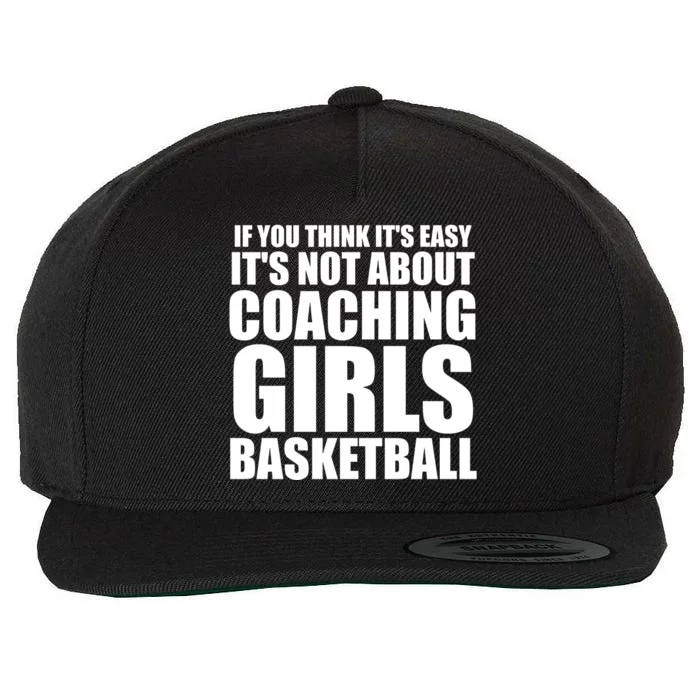 If It's Not About Coaching Basketball Trainer Gift Wool Snapback Cap