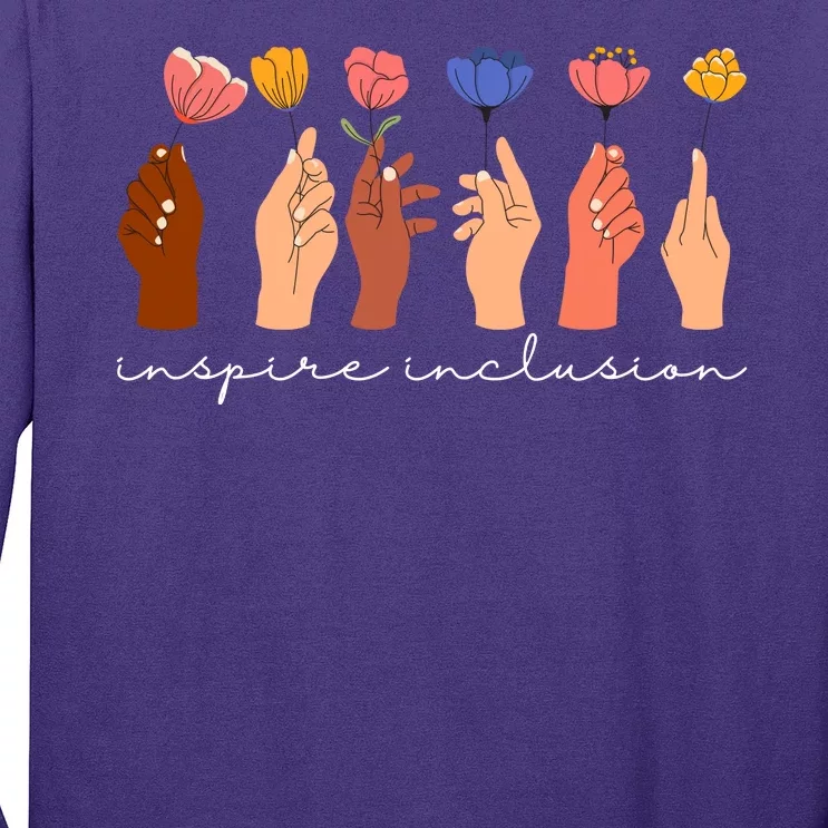 Inspire Inclusion National Womens Day Floral Long Sleeve Shirt