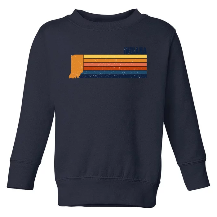 Retro Vintage Indiana Toddler Sweatshirt