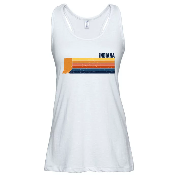 Retro Vintage Indiana Ladies Essential Flowy Tank