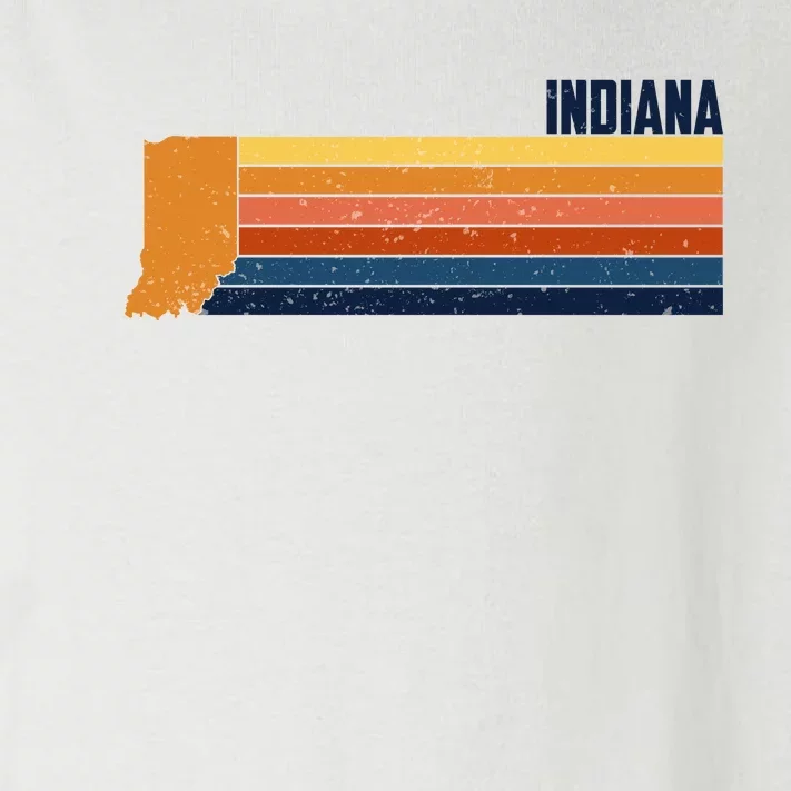 Retro Vintage Indiana Toddler Long Sleeve Shirt