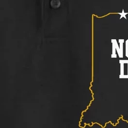 Indiana In N.O.T.R.E D.A.M.E State Of Indiana Dry Zone Grid Performance Polo