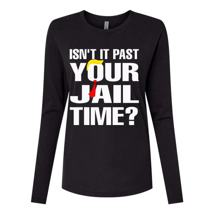 IsnT It Past Your Jail Time Womens Cotton Relaxed Long Sleeve T-Shirt