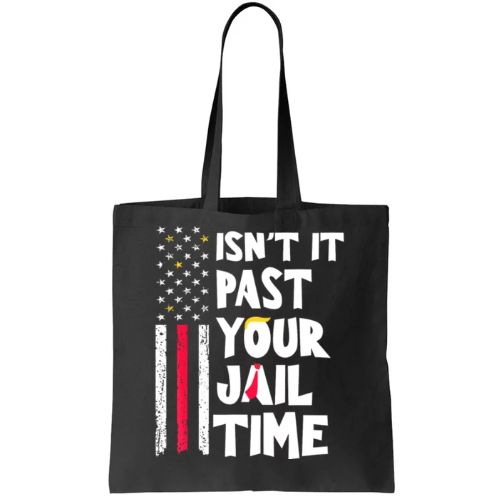 IsnT It Past Your Jail Time? Funny Sarcastic Quote Tote Bag