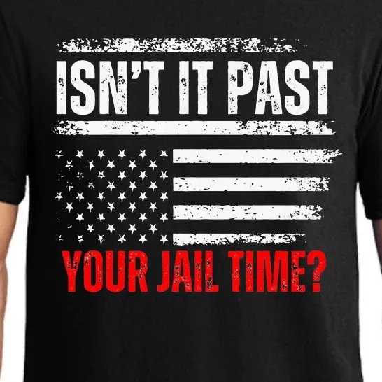 IsnT It Past Your Jail Time Funny Prisoner Pajama Set