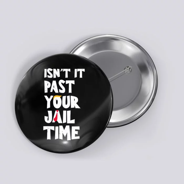 IsnT It Past Your Jail Time Funny Button