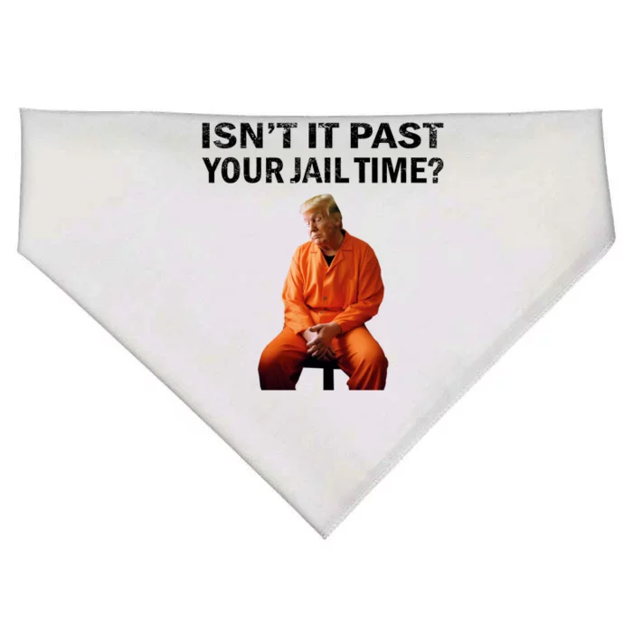 IsnT It Past Your Jail Time USA-Made Doggie Bandana