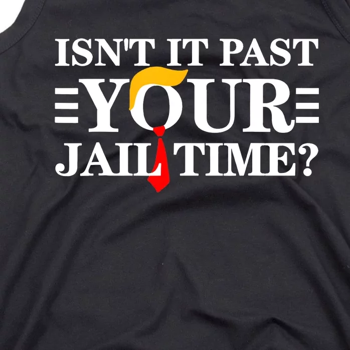 Isnt It Past Your Jail Time Funny Sarcastic Quote Tank Top