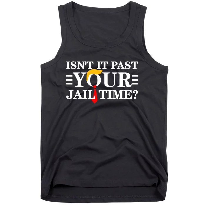 Isnt It Past Your Jail Time Funny Sarcastic Quote Tank Top