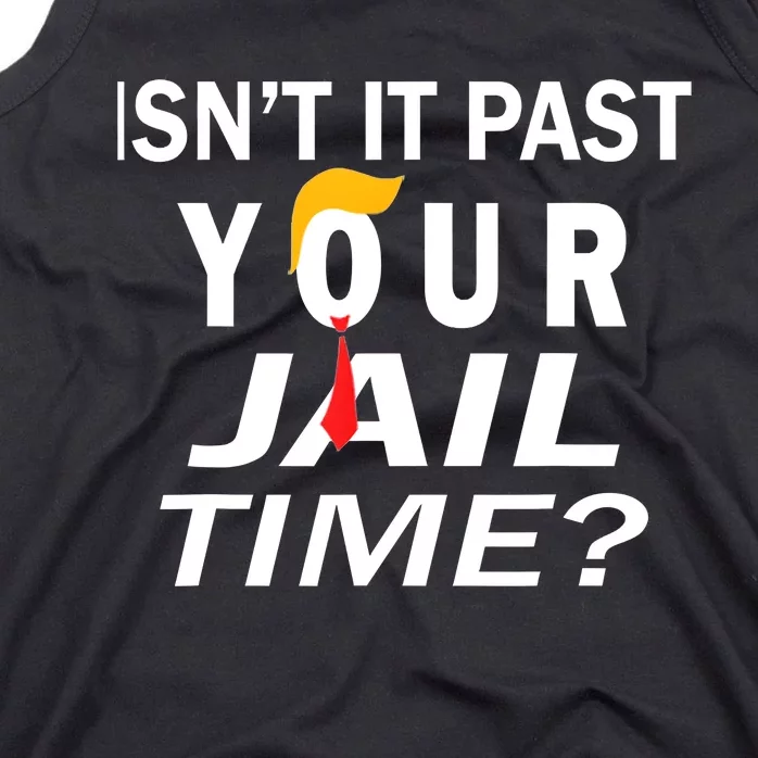 Isnt It Past Your Jail Time Funny Sarcastic Quote Tank Top