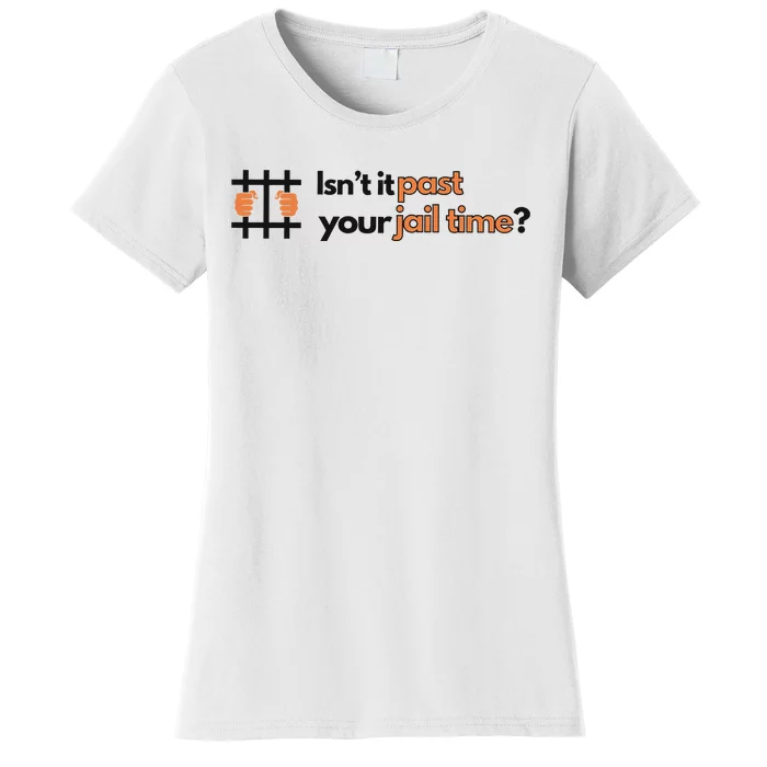 Isnt It Past Your Jail Time Anti Trump Oscars Women's T-Shirt