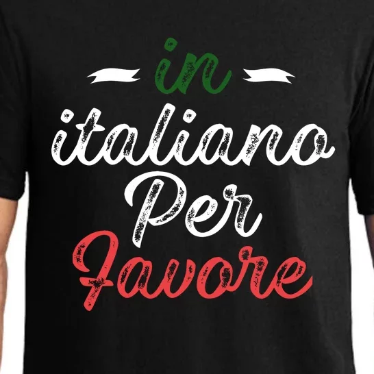 In Italiano Per Favore Italian Teacher And Students Pajama Set