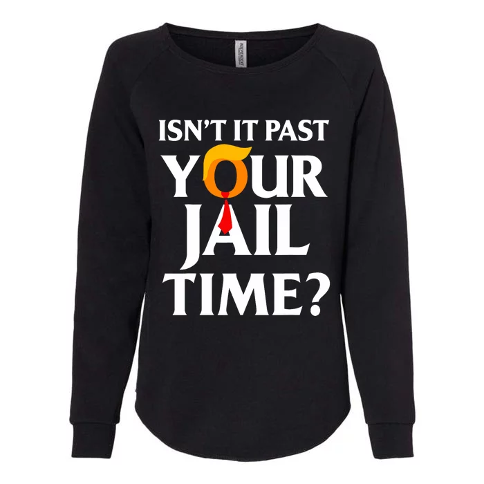 IsnT It Past Your Jail Time Funny Saying Joke Sarcastic Womens California Wash Sweatshirt