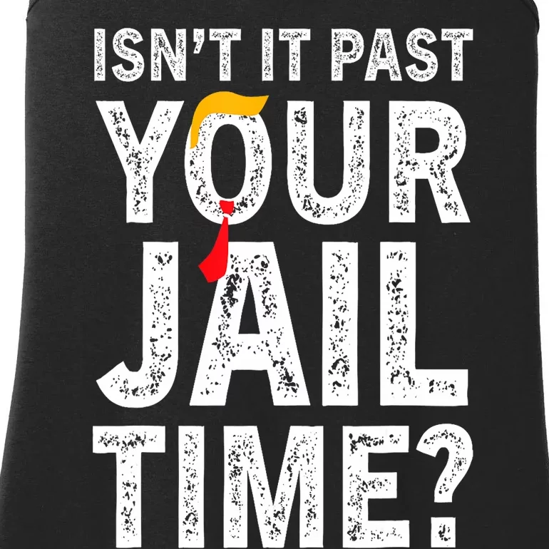 IsnT It Past Your Jail Time? Funny Sarcastic Quote Trending Ladies Essential Tank