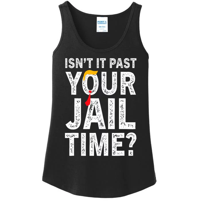 IsnT It Past Your Jail Time? Funny Sarcastic Quote Trending Ladies Essential Tank