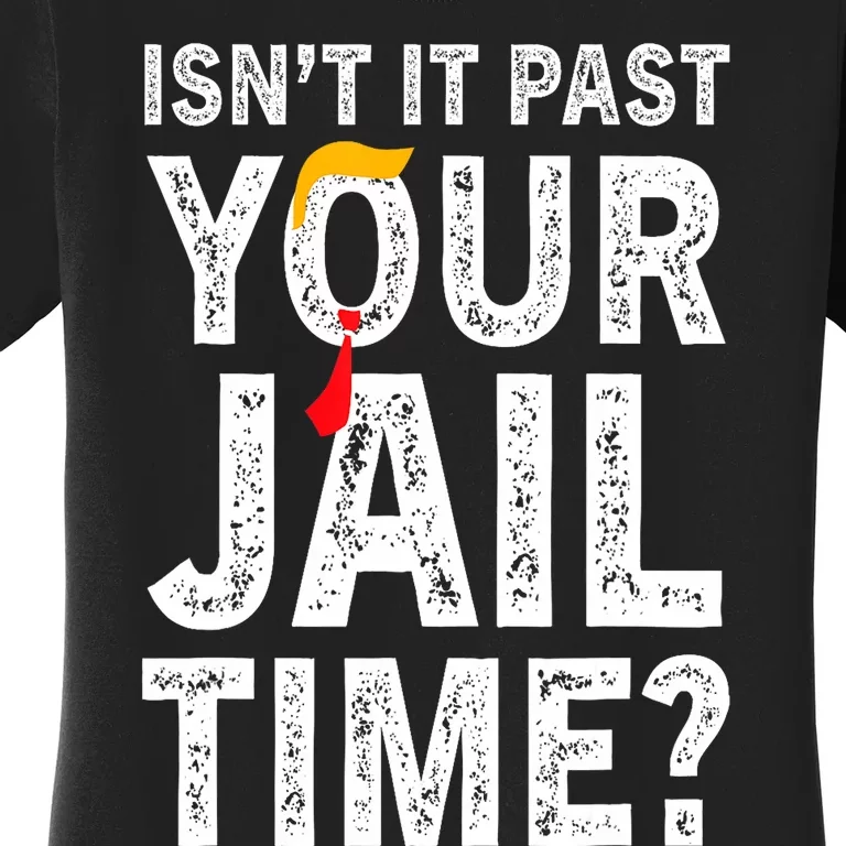 IsnT It Past Your Jail Time? Funny Sarcastic Quote Trending Women's T-Shirt