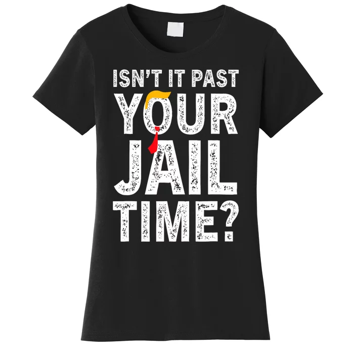 IsnT It Past Your Jail Time? Funny Sarcastic Quote Trending Women's T-Shirt