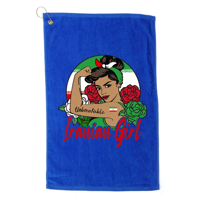 Iranian Iran Persian Flag Gift Platinum Collection Golf Towel