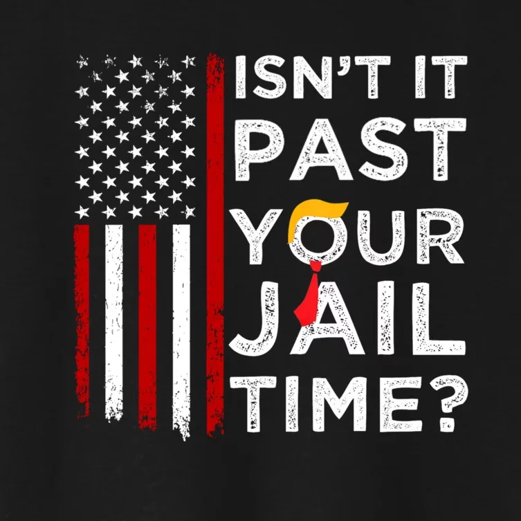 IsnT It Past Your Jail Time Women's Crop Top Tee