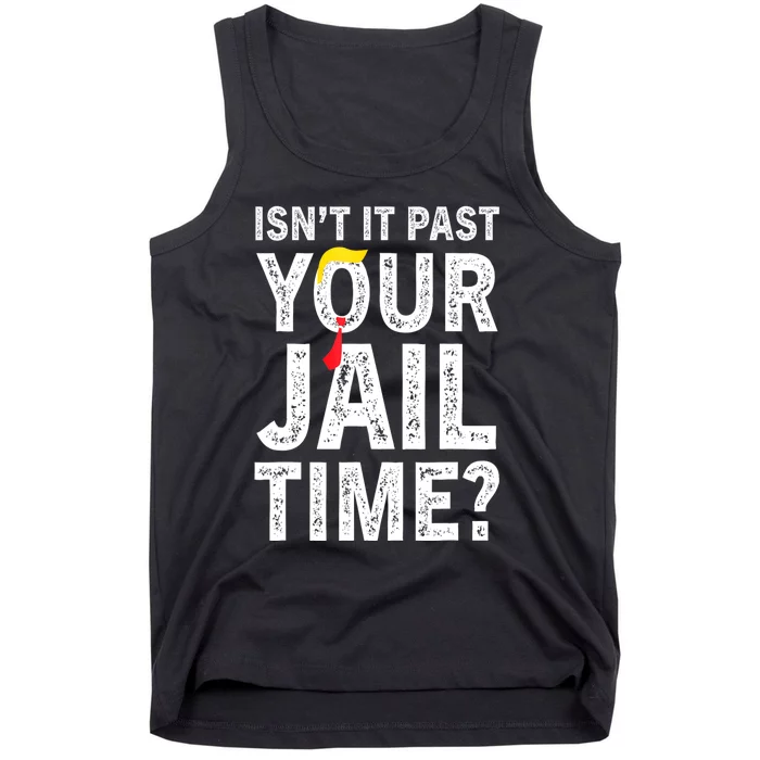 IsnT It Past Your Jail Time? Funny Sarcastic Quote Tank Top