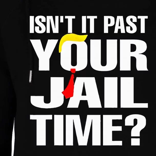 IsnT It Past Your Jail Time Funny Womens Funnel Neck Pullover Hood