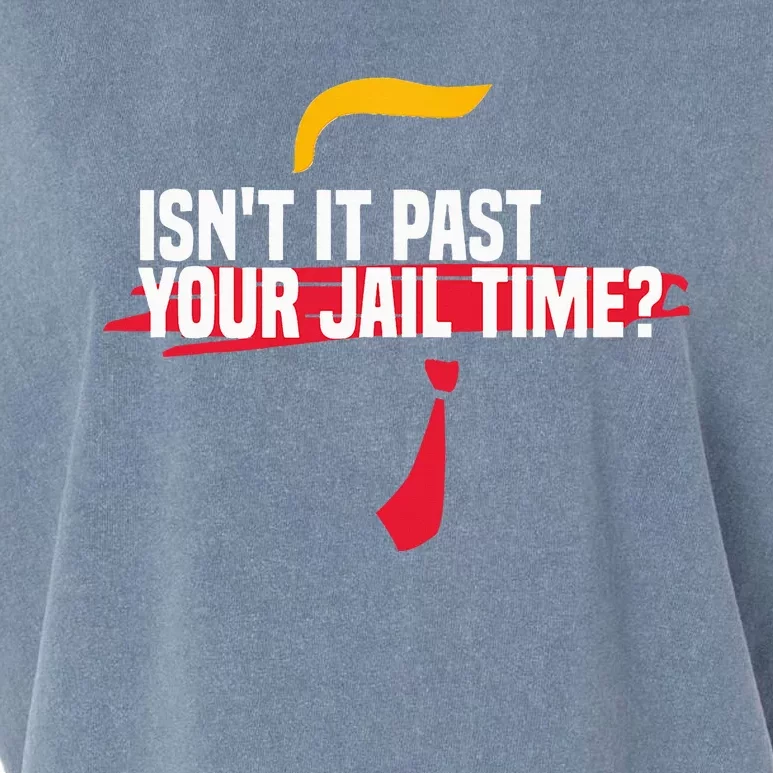 IsnT It Past Your Jail Time Funny Sarcastic Quote Garment-Dyed Women's Muscle Tee