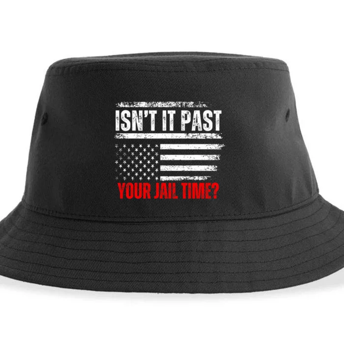 IsnT It Past Your Jail Time Funny Prisoner Trump Sustainable Bucket Hat