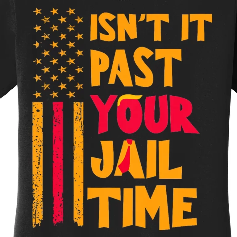 IsnT It Past Your Jail Time? Funny Sarcastic Quote Women's T-Shirt