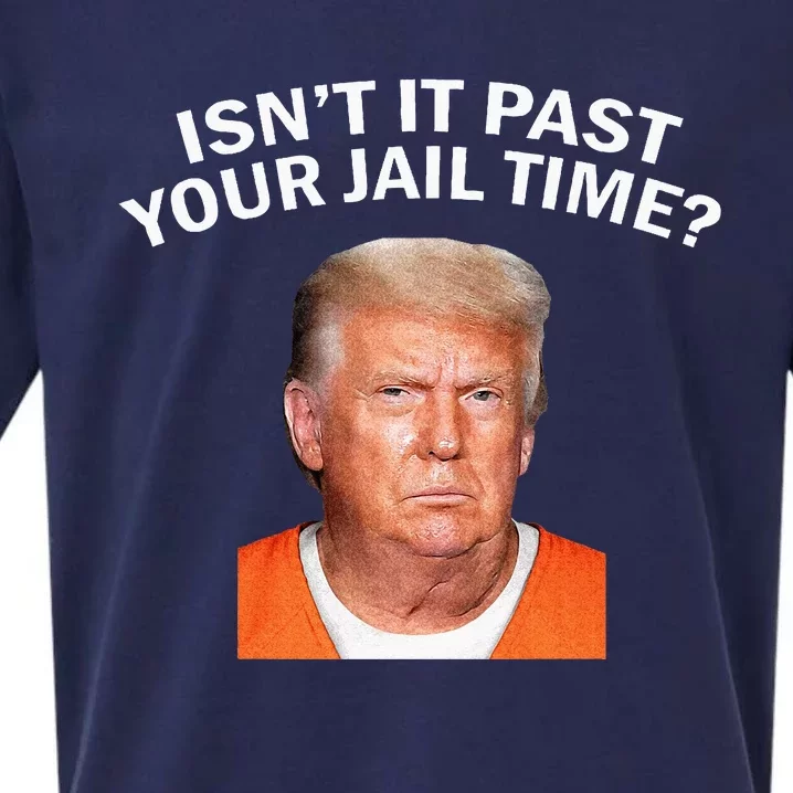 Isn’t It Past Your Jail Time Sueded Cloud Jersey T-Shirt