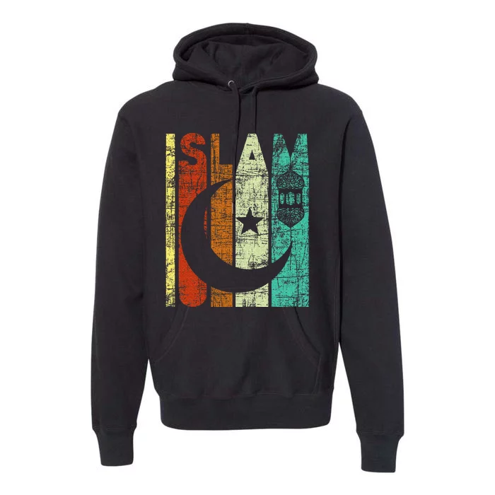 Islam Islamic Religion Allah Muslim Ramadan Arabic Premium Hoodie