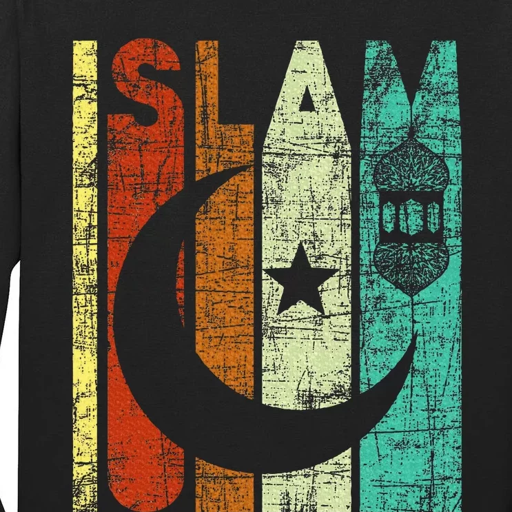 Islam Islamic Religion Allah Muslim Ramadan Arabic Tall Long Sleeve T-Shirt