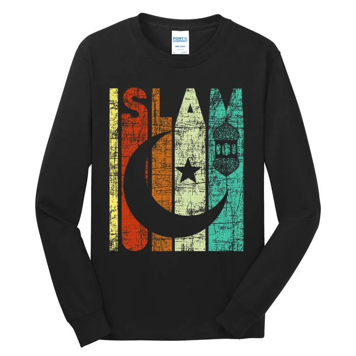 Islam Islamic Religion Allah Muslim Ramadan Arabic Tall Long Sleeve T-Shirt