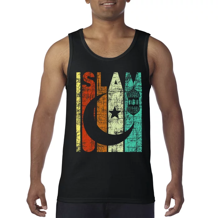 Islam Islamic Religion Allah Muslim Ramadan Arabic Tank Top