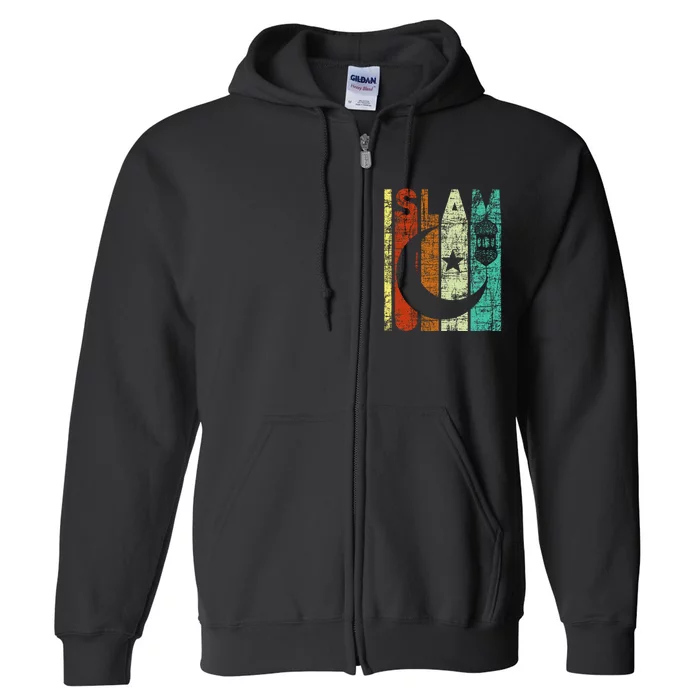 Islam Islamic Religion Allah Muslim Ramadan Arabic Full Zip Hoodie