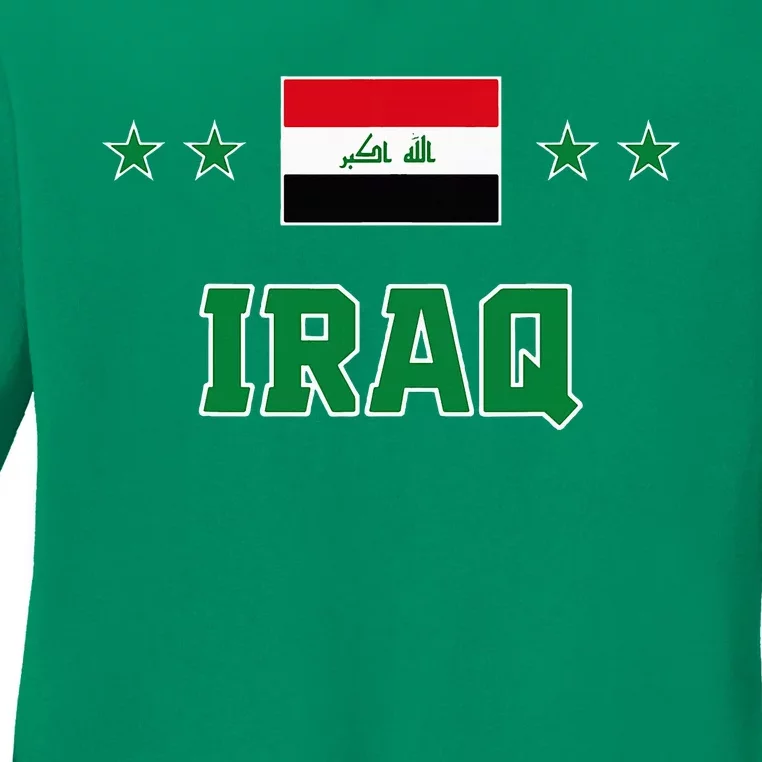 Iraq Ladies Long Sleeve Shirt