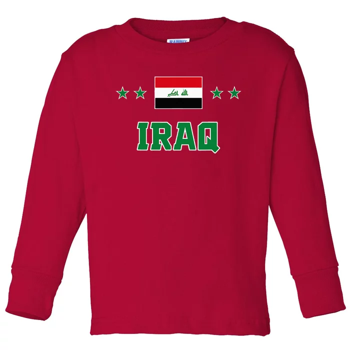 Iraq Toddler Long Sleeve Shirt