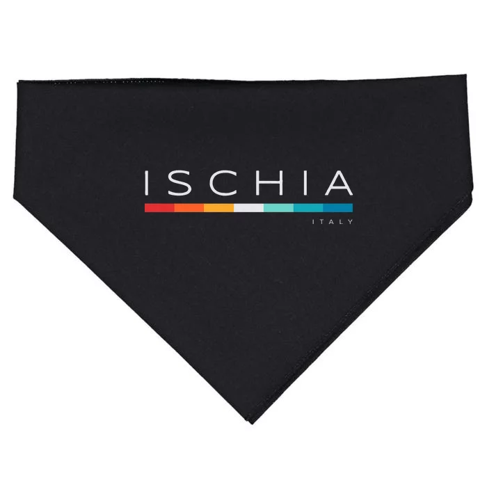 Ischia Italy Retro USA-Made Doggie Bandana