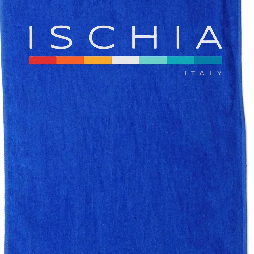 Ischia Italy Retro Platinum Collection Golf Towel