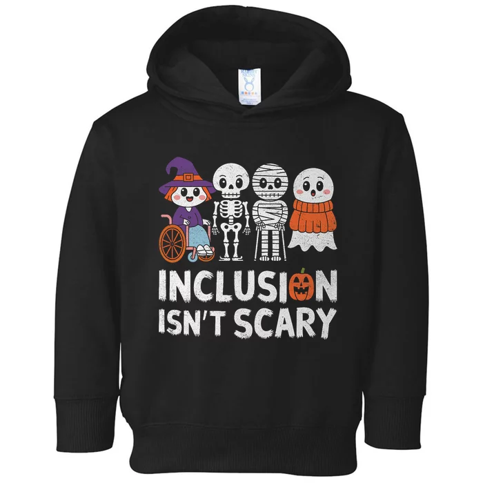 Inclusion IsnT Scary Ghost Mummy Halloween Slp Sped Teacher Toddler Hoodie