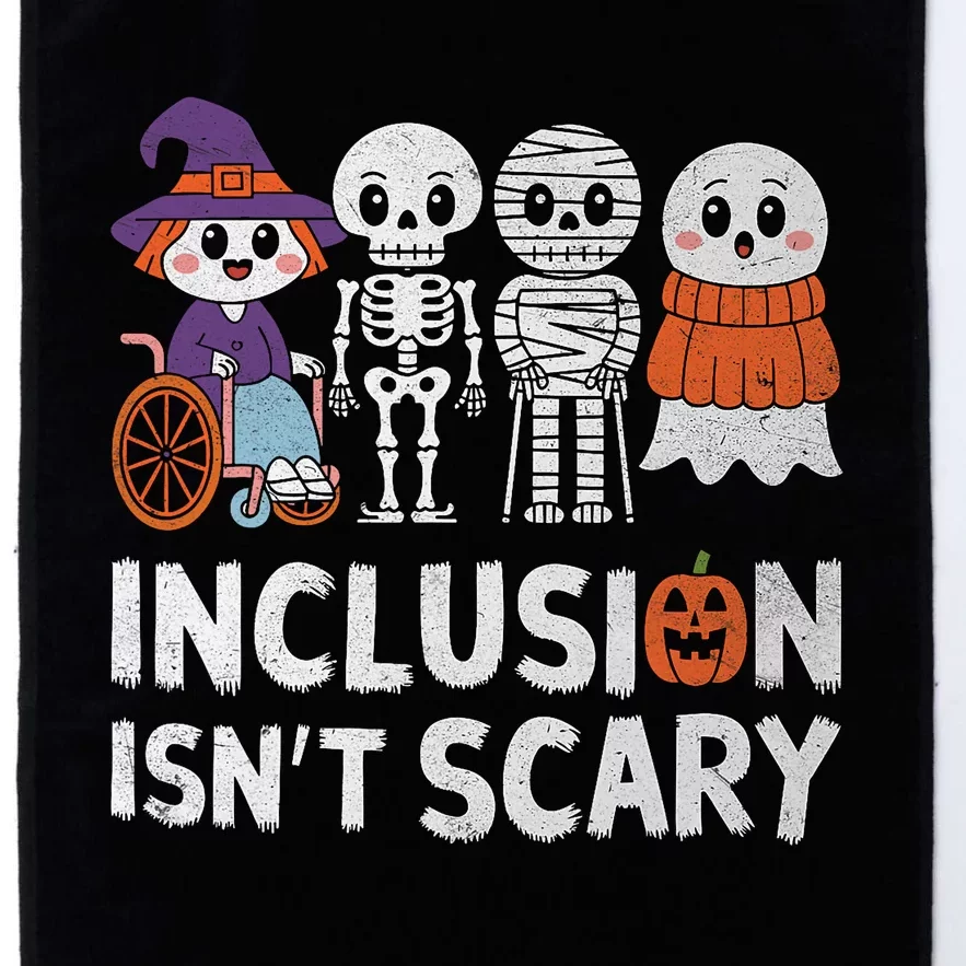 Inclusion IsnT Scary Ghost Mummy Halloween Slp Sped Teacher Platinum Collection Golf Towel